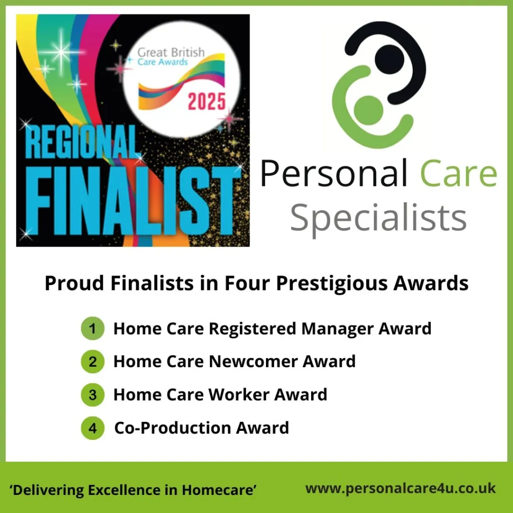 Great British Care Awards Regional Finalists 2025
