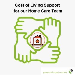 supporting carers with cost of living support in home care